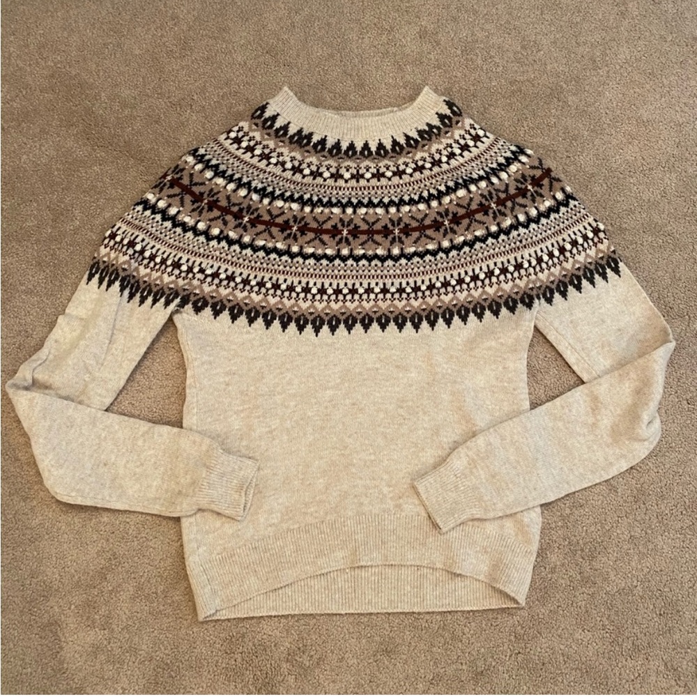 [H&M] Knit Fair Isle Sweater